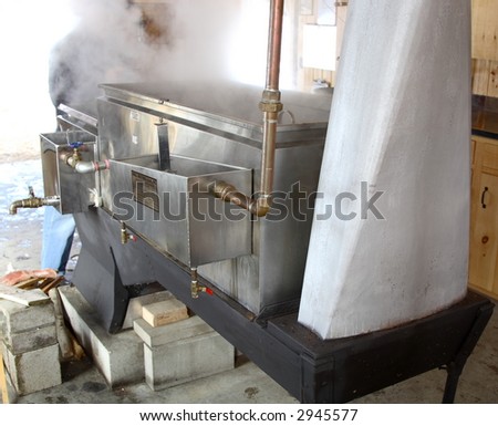 Boiling Maple Syrup