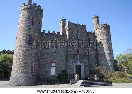 Irish castle dwelling. County Mayo, Ireland.