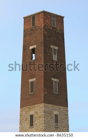 Large Abandoned Brick Tower