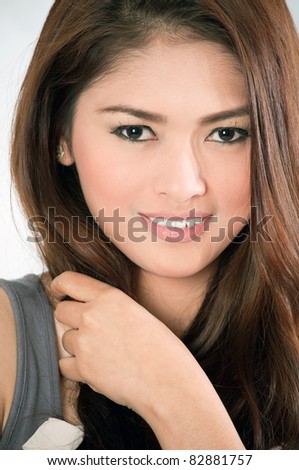 stock photo This is a photo shot of a young lovely Filipino model stock photo This is a photo shot of a young lovely Filipino model