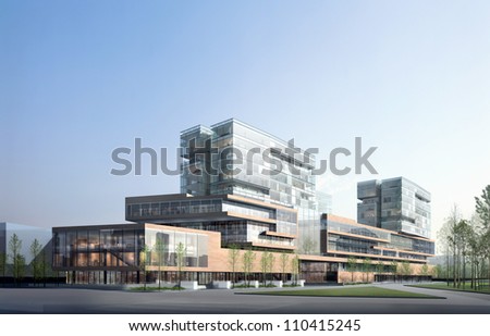 business building 3d