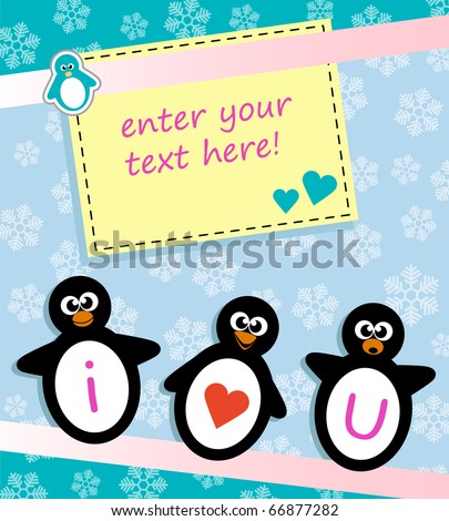 cute pics of penguins. stock vector : cute penguins