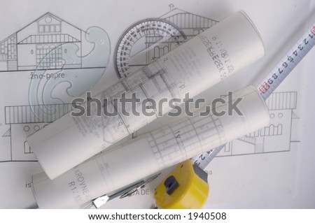 Photo of Site Plans With Various Drafting Tools
