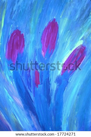 paint flower,