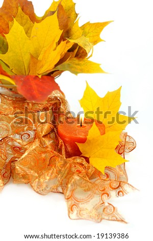 autumn leave decoration 9 close up)