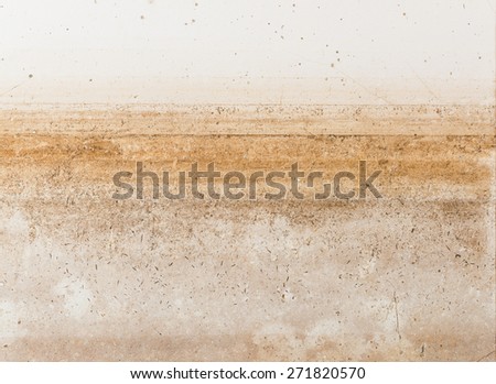 Abstract Background Texture of water level stain pattern after flood on wall house at Thailand stain pattern after flood on wall house at Thailand