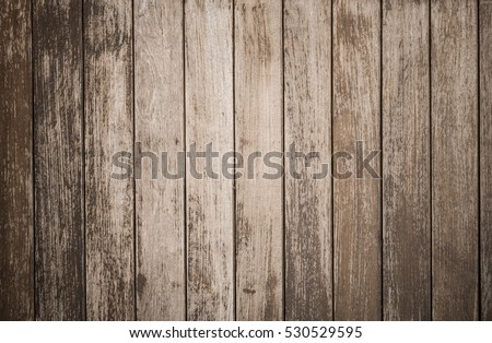 background and texture of decorative old wood striped on surface wall