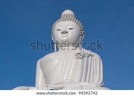 The Giant Big Marble Buddha at Phuket, Thailand