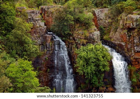 Upper part of Mac Mac waterfall, Blyde river area, Sabie, South Africa