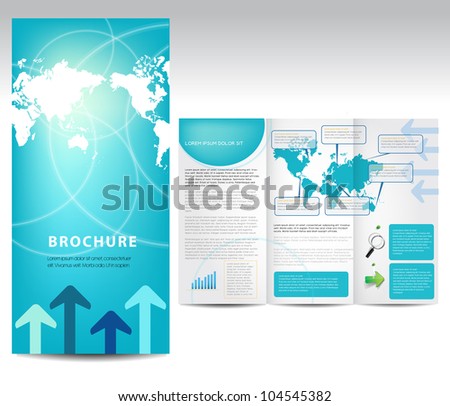 Blue Brochure Design