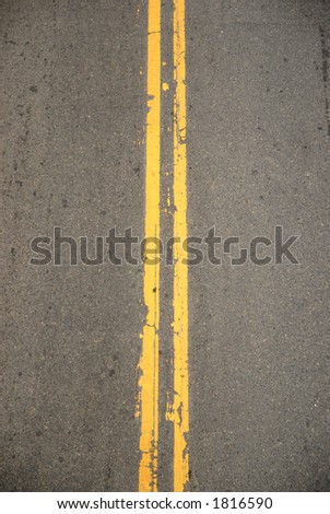 Double Yellow Lines from Above