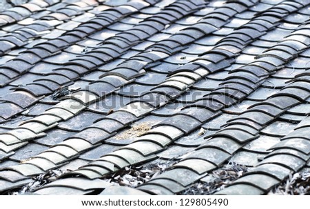 chinese roof tiles