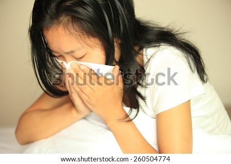 cough woman sneeze nose