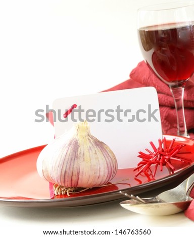 stylistic table setting for a holiday Halloween