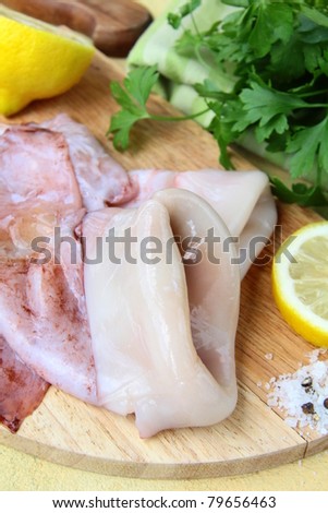 raw squid
