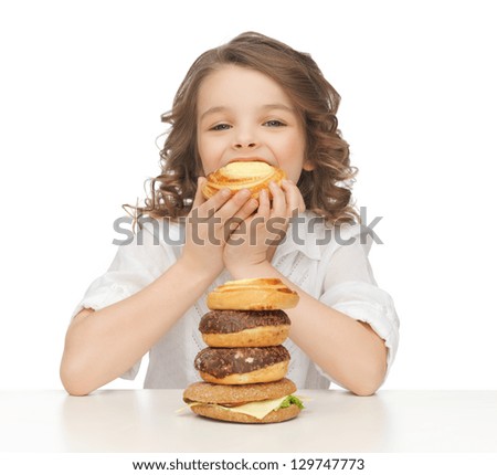 picture of beautiful girl with junk food picture of beautiful girl with junk food