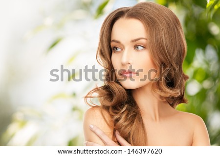 Beauty, Hair And Eco Cosmetology - Beautiful Woman With Long Hair
