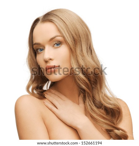 health and beauty concept face of beautiful woman with long hair health and beauty concept face of beautiful woman with long hair