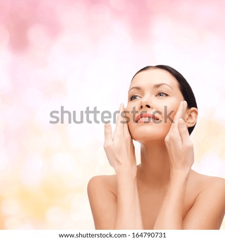 Beauty, Spa And Health Concept - Smiling Young Woman