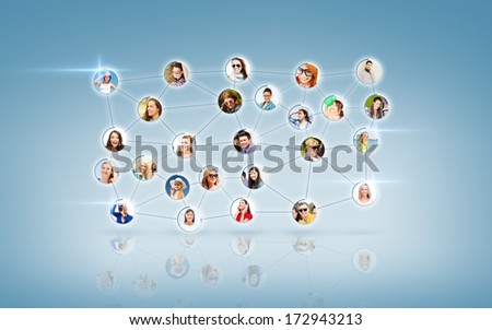 networking concept - social network