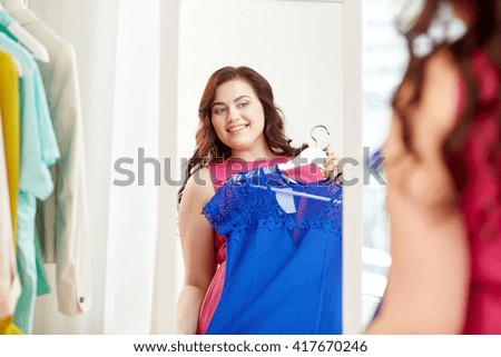 Casual collection of women's clothes. Plus size European blonde woman  stylish dress. Concept of sizes, happy nice natural beautiful woman - Stock  Image - Everypixel