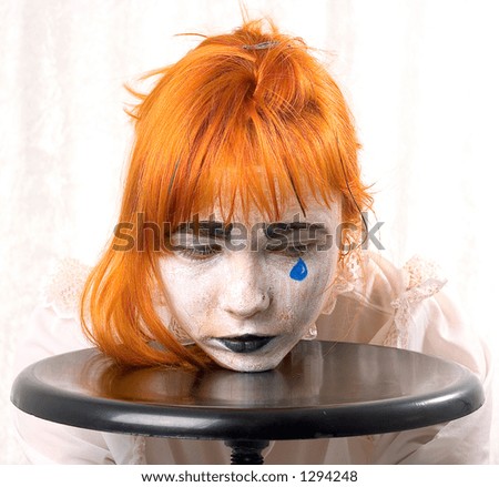 clown makeup designs. stock photo : Clown makeup