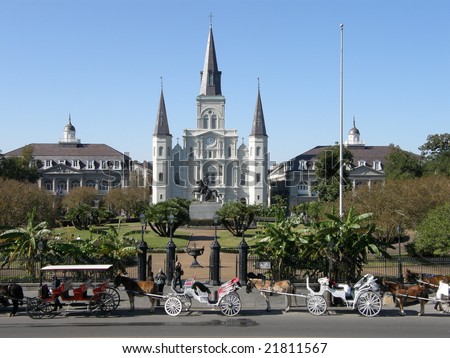 St. Louis Cathedral in the French Quarter, New Orleans, Louisiana
