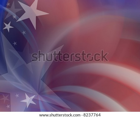 Red white & blue abstract background