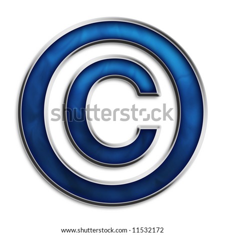 copyrighted symbol