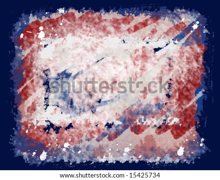 Red, white & blue grunge abstract background