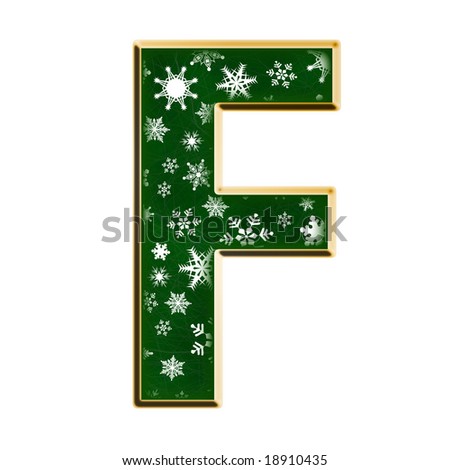  on Letter F Steampunk Letter F On White Find Similar Images