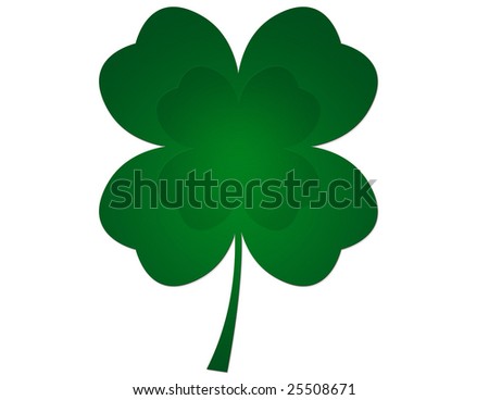 Four Leaf Clover Illustration - 25508671 : Shutterstock