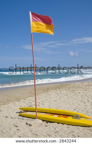 australian beach scene