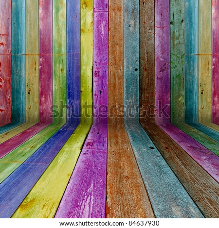 Multi Color wooden room