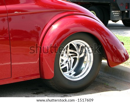 Hot Rod Wheel and Tire