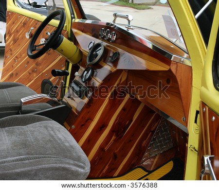 Wooden Truck Interior