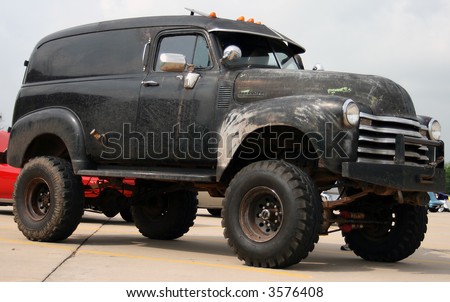 Lifted Panel Truck