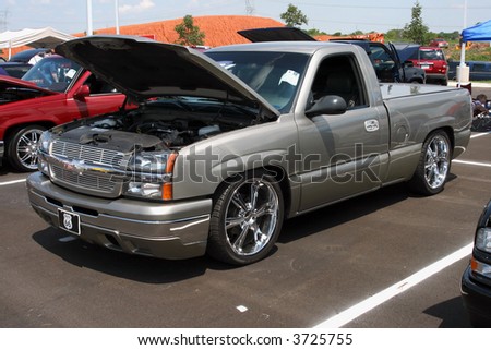 stock photo New Chevy Lowrider Truck