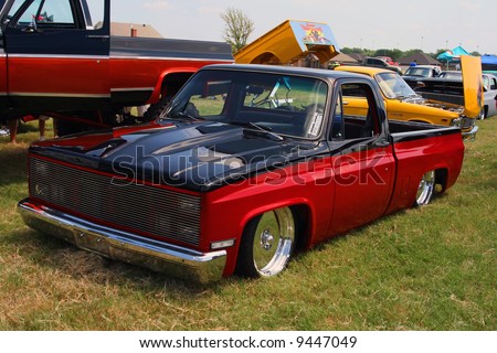 stock photo Lowrider Chevrolet truck