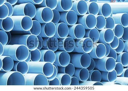 PVC pipes for drinking water.