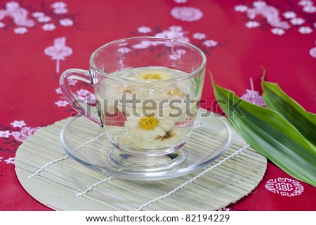 Chrysanthemum tea or flower tea