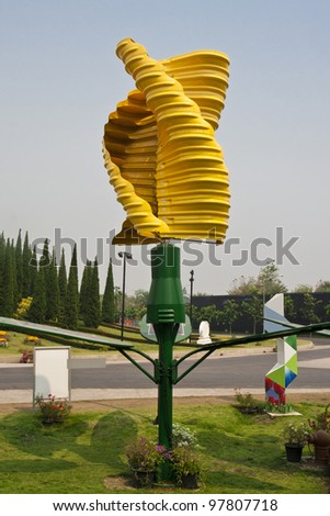 Vertical-axis wind turbines (VAWTs) are a type of wind turbine