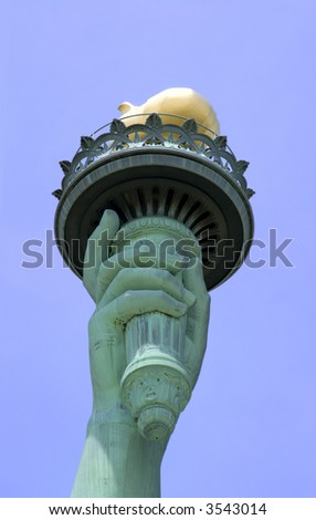 statue of liberty torch. Statue of Liberty#39;s Torch