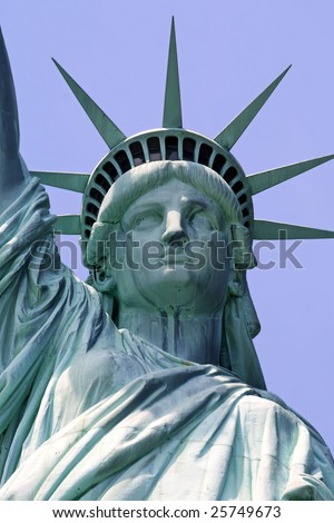 statue of liberty face drawing. statue of liberty face