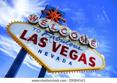 las vegas sign at night. Fabulous Las Vegas sign.