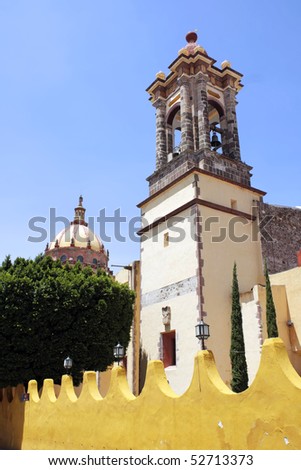 Temple of the Nuns (Templo Las Monjas) in the historic Mexican city of San Miguel de Allende.