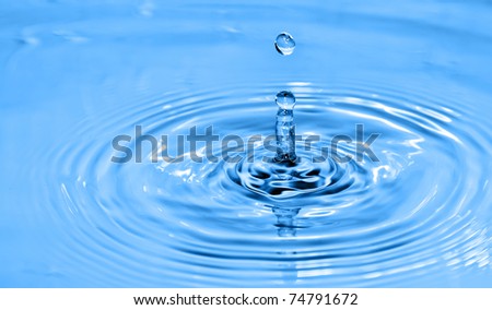Water drop , blue.\
See my portfolio for more