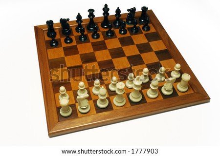 look of chessboard in start position