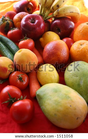 bunch of fruits