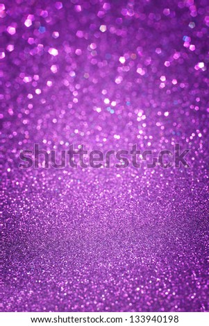 defocused lights background. abstract purple bokeh lights. purple glitter background